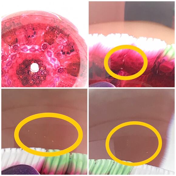 Perthshire PP161 1994 Millefiori Hexagon Cane Radial Twist LE Paperweight Cert - Picture 12 of 16